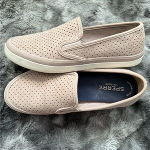 Sperry Pink Slip-On Sneakers - Size 6.5